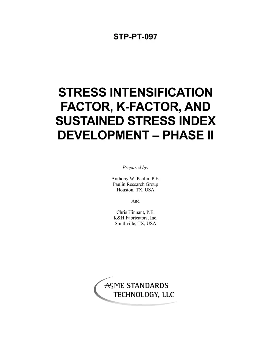 ASME STP-PT-097 pdf