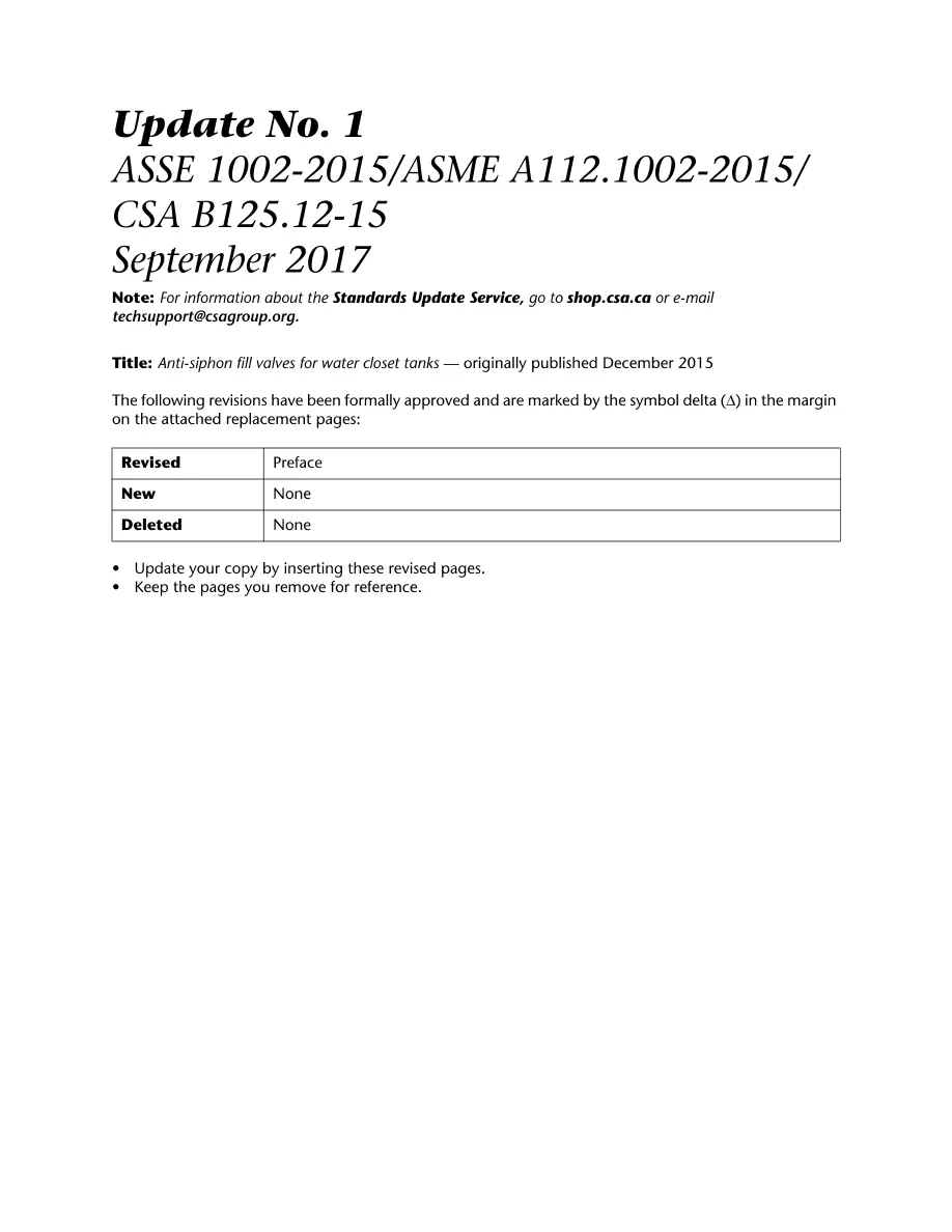 ASME A112.1002-2015/ASSE 1002-2015/CSA B125.12-15 pdf