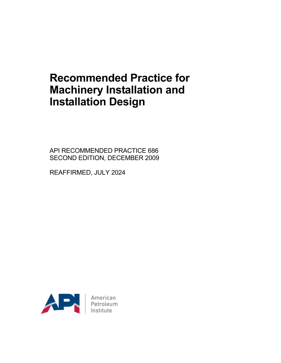 API RP 686 (R2024) pdf