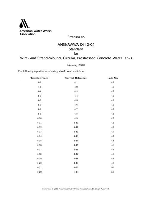 AWWA D110-04 pdf