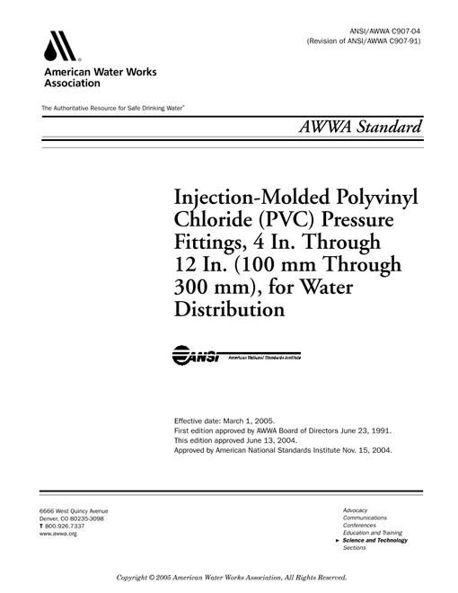 AWWA C907-04 pdf