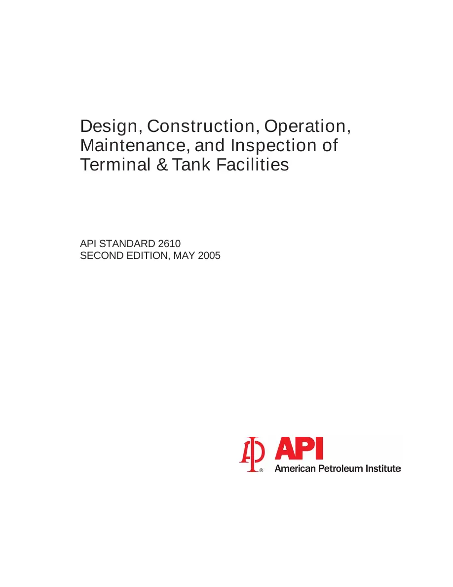 API Std 2610 (R2010) pdf