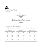 AWWA C651-05 pdf