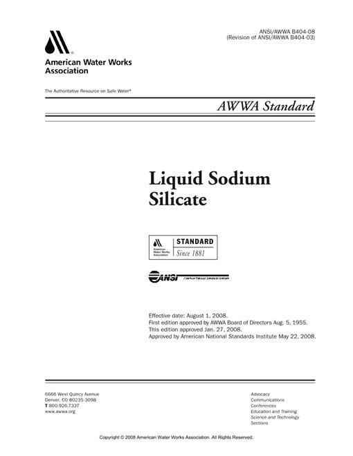 AWWA B404-08 pdf