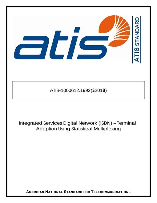 ATIS 1000612.1992(S2018) pdf