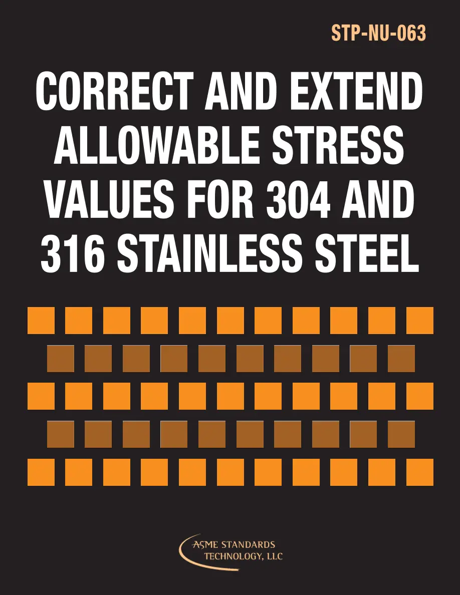 ASME STP-NU-063 pdf