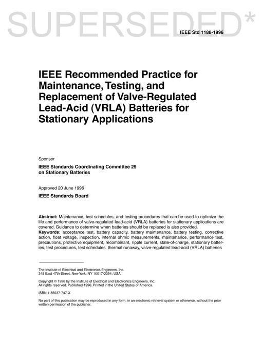 IEEE 1188-1996 pdf