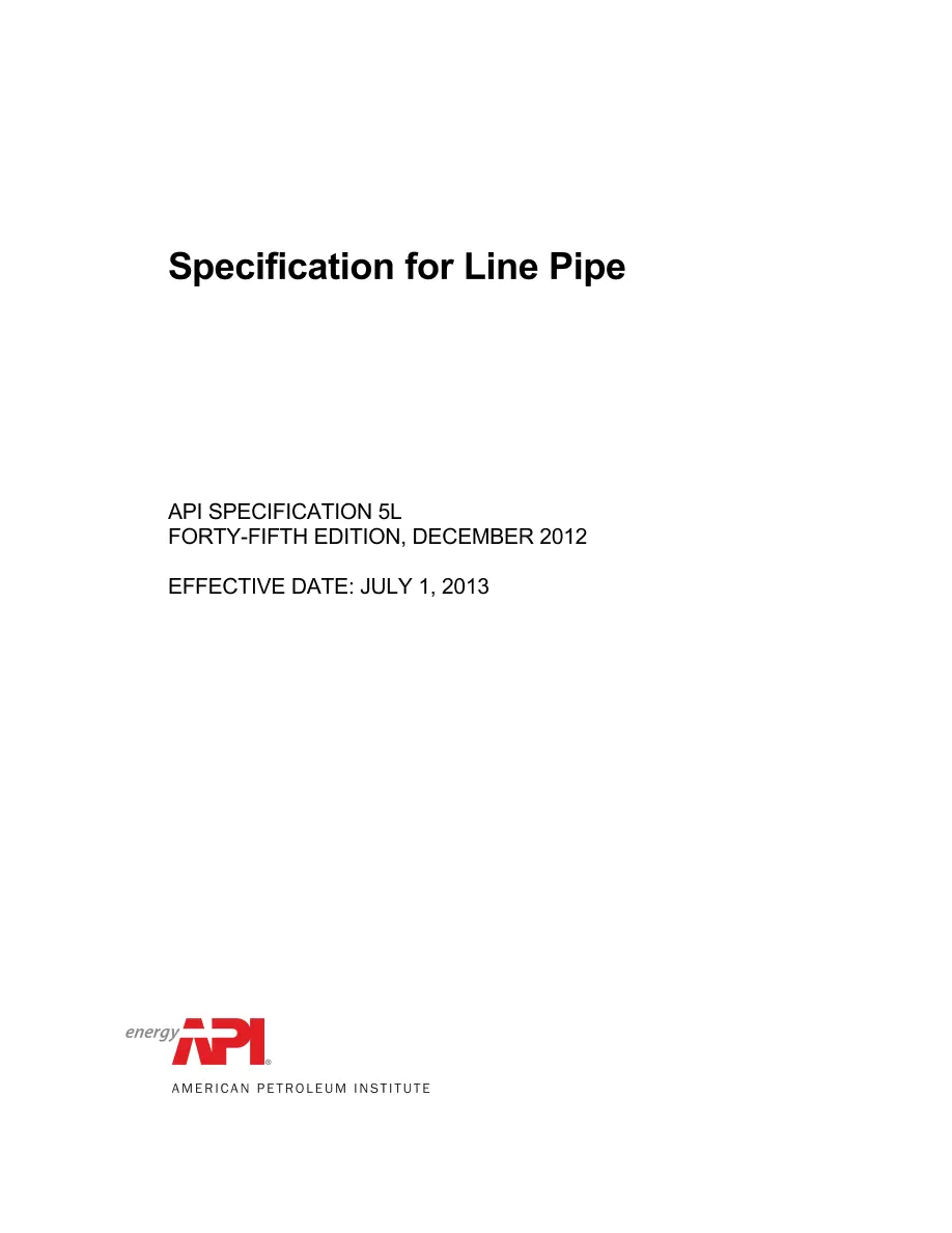 API Spec 5L pdf