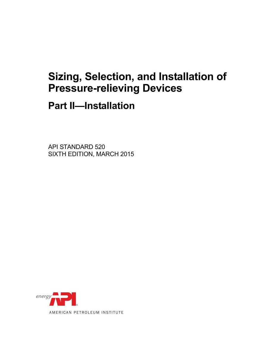 API Std 520, Part 2 pdf