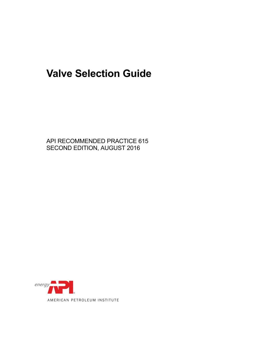 API RP 615 pdf