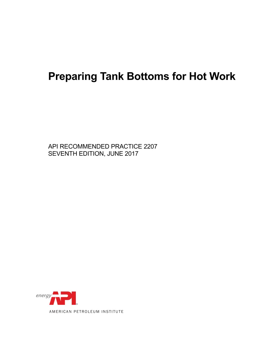 API RP 2207 pdf