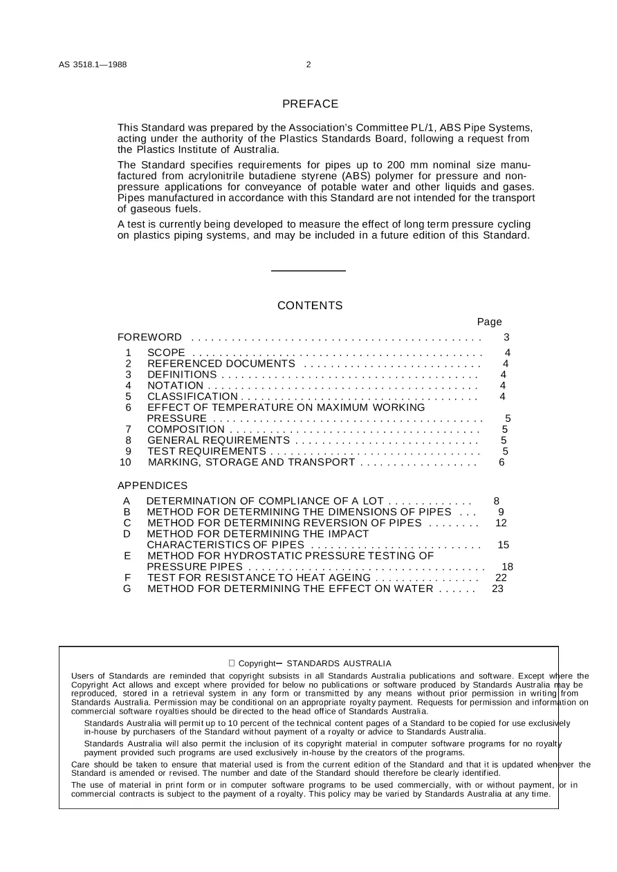 AS 3518.1-1988 pdf