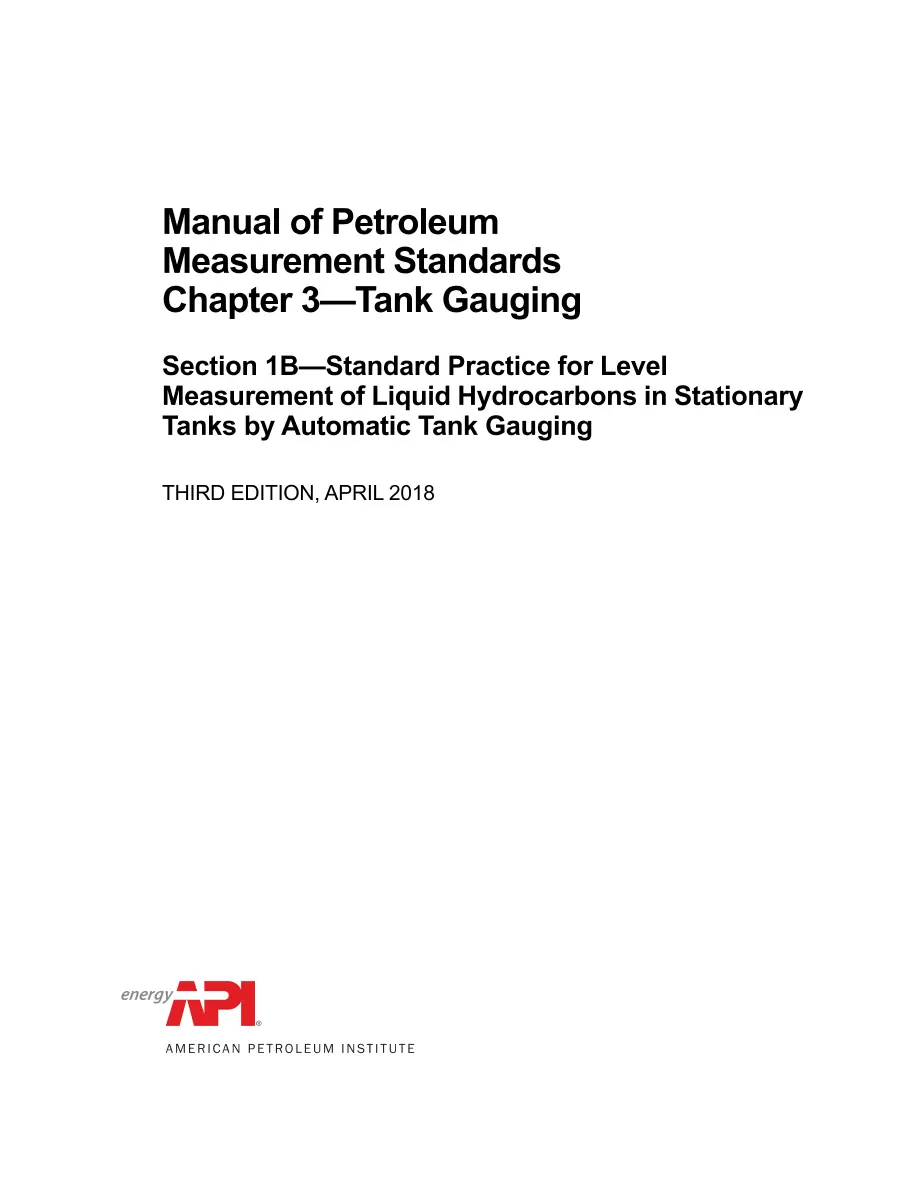 API MPMS Chapter 3.1B pdf