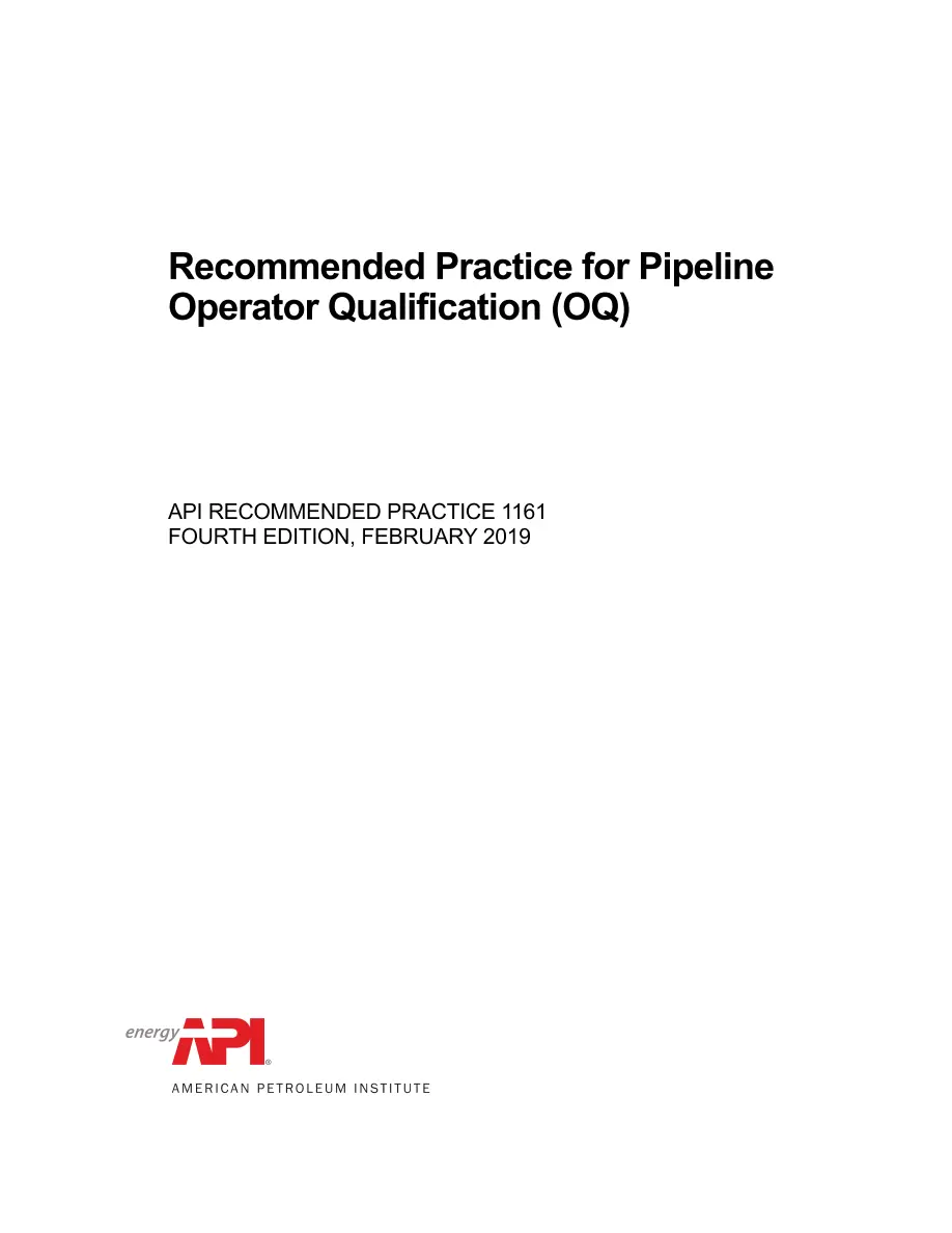 API RP 1161 pdf