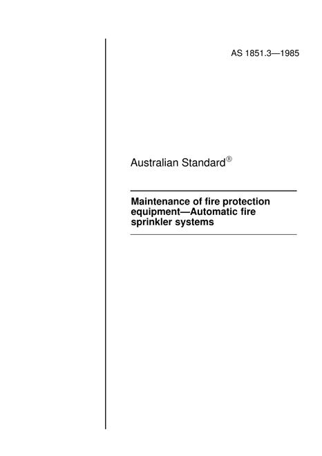 AS 1851.3-1985 pdf