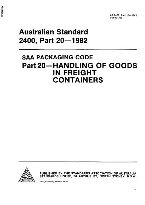 AS 2400.20-1982 pdf