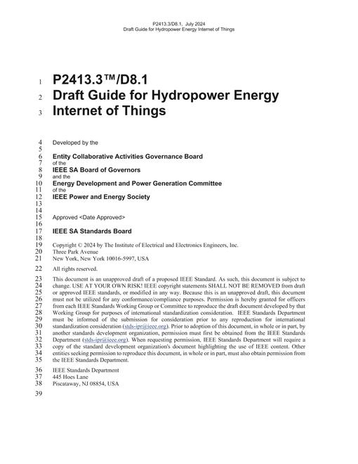 IEEE P2413.3 pdf