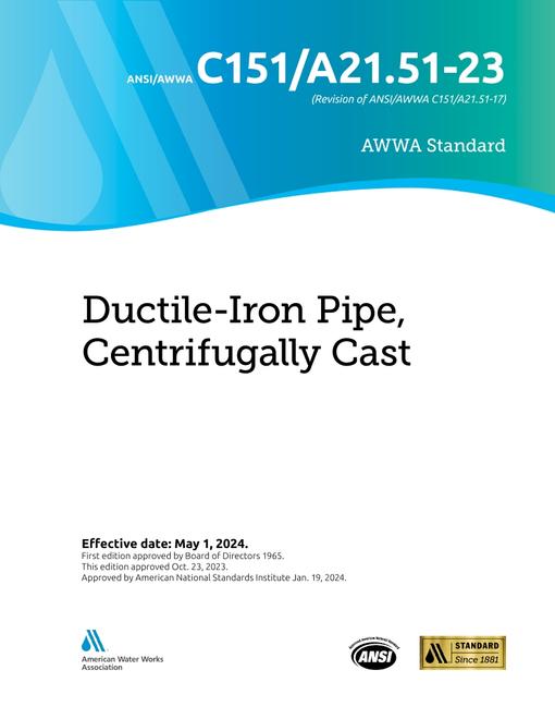 AWWA C151/A21.51-23 pdf