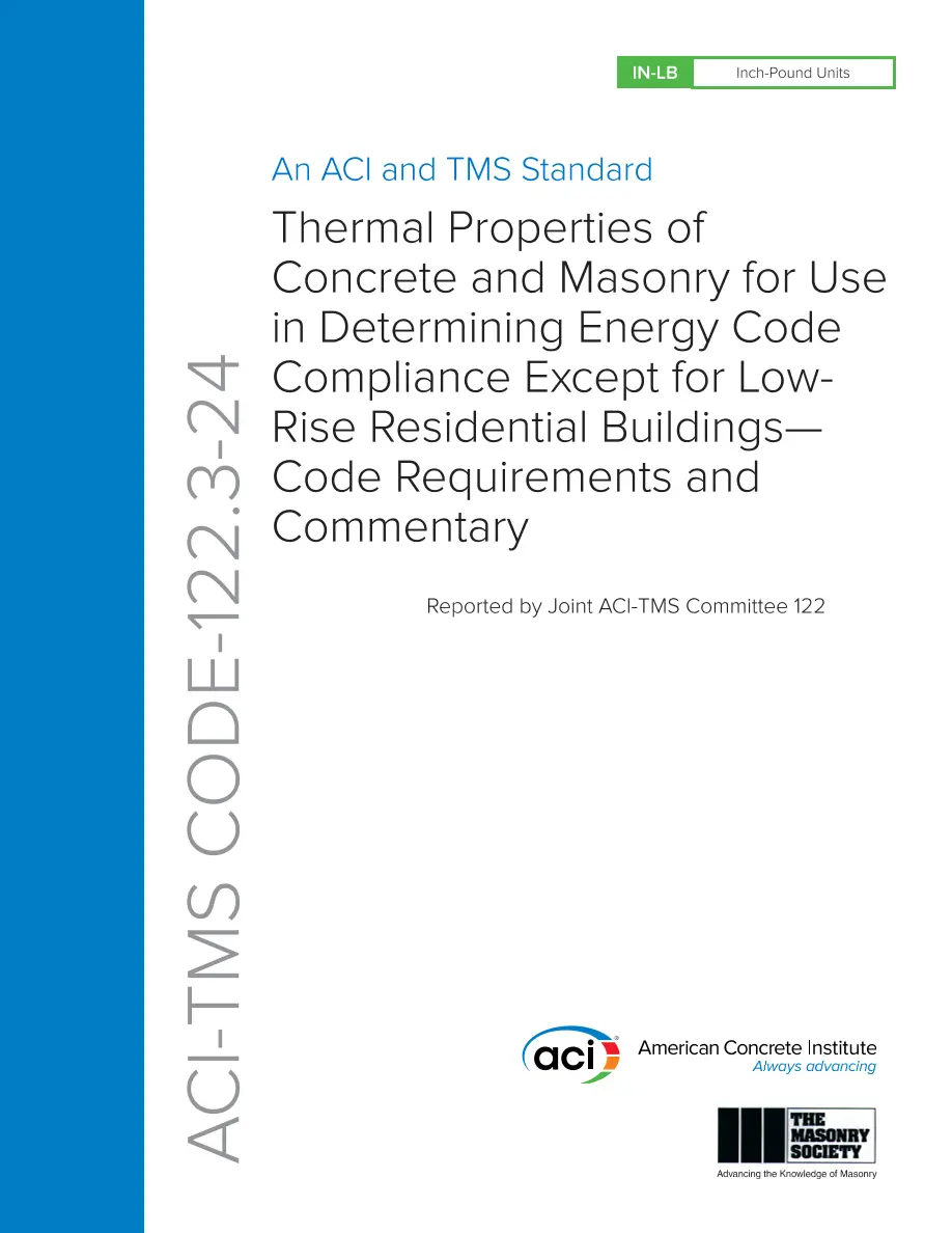 ACI TMS CODE-122.3-24 pdf