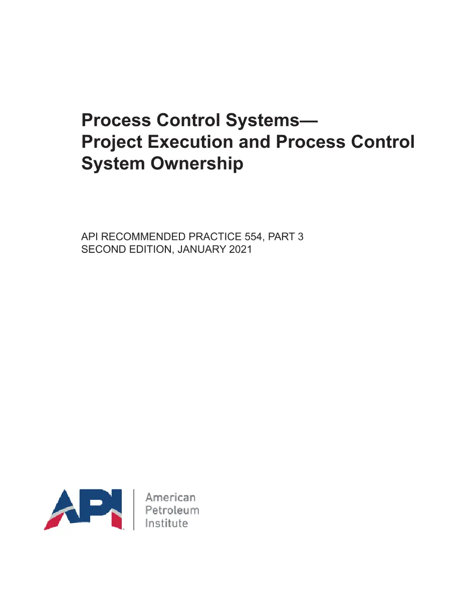 API RP 554, Part 3 pdf