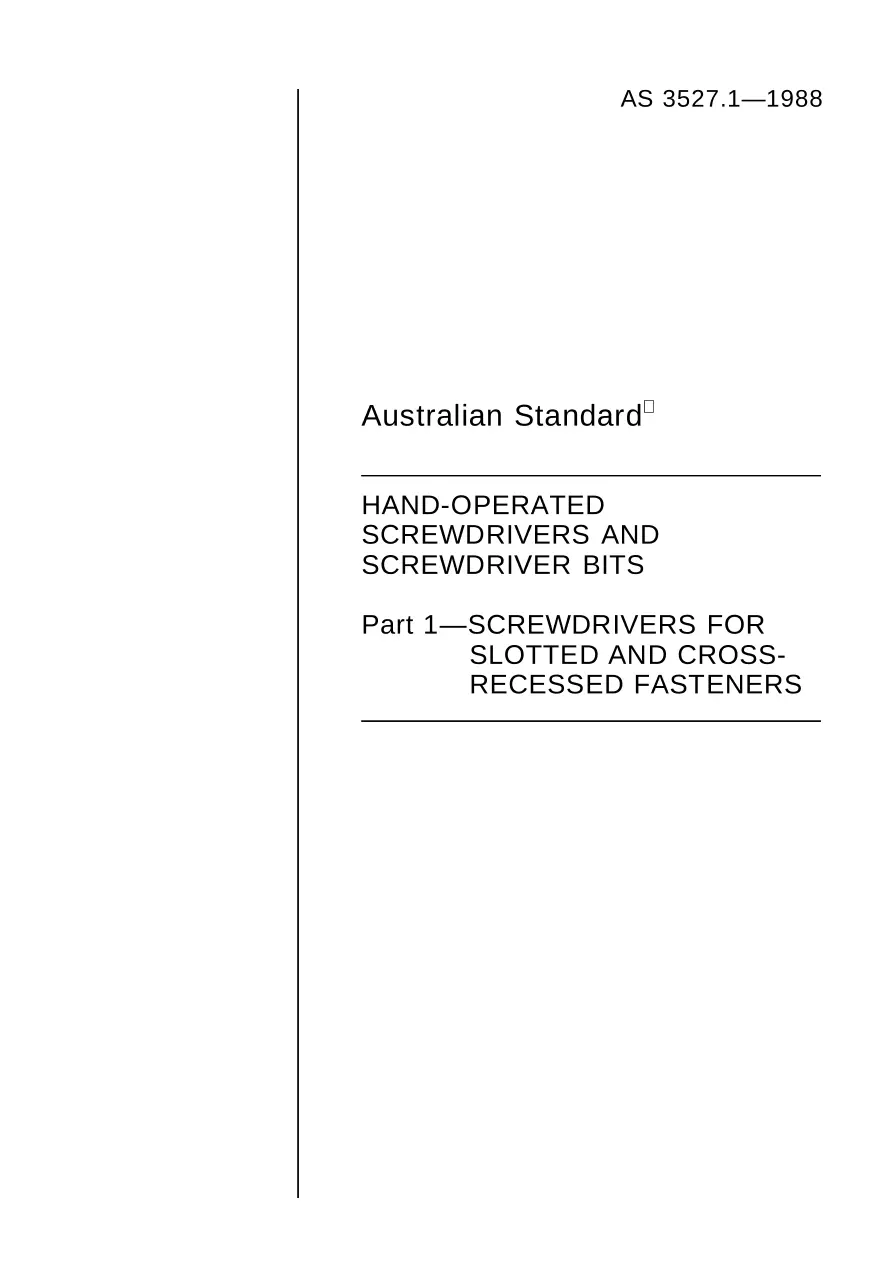 AS 3527.1-1988 pdf