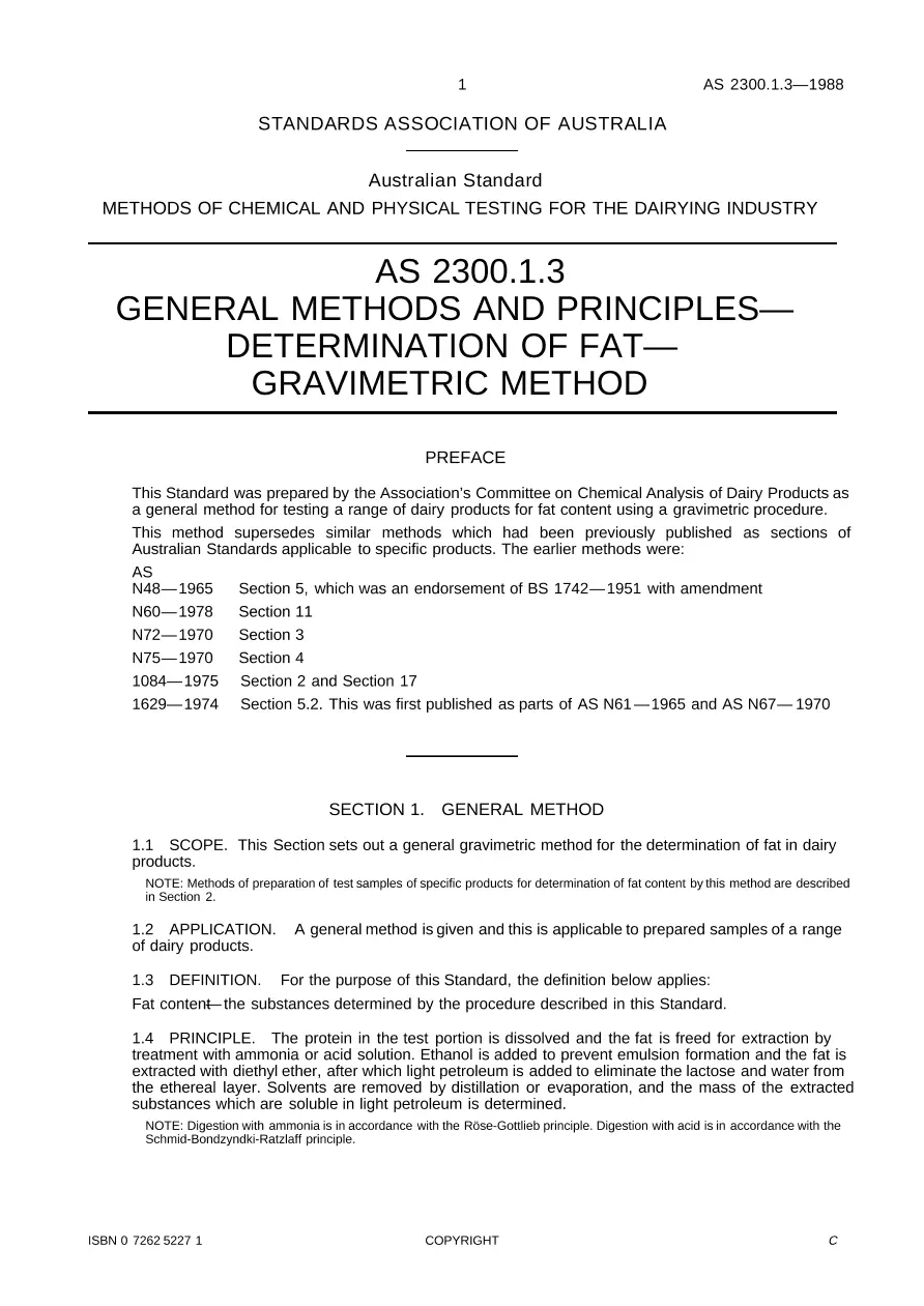 AS 2300.1.3-1988 pdf