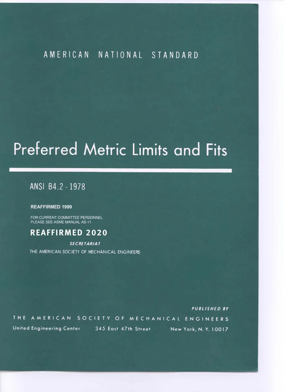 ASME B4.2-1978 (R2020) pdf