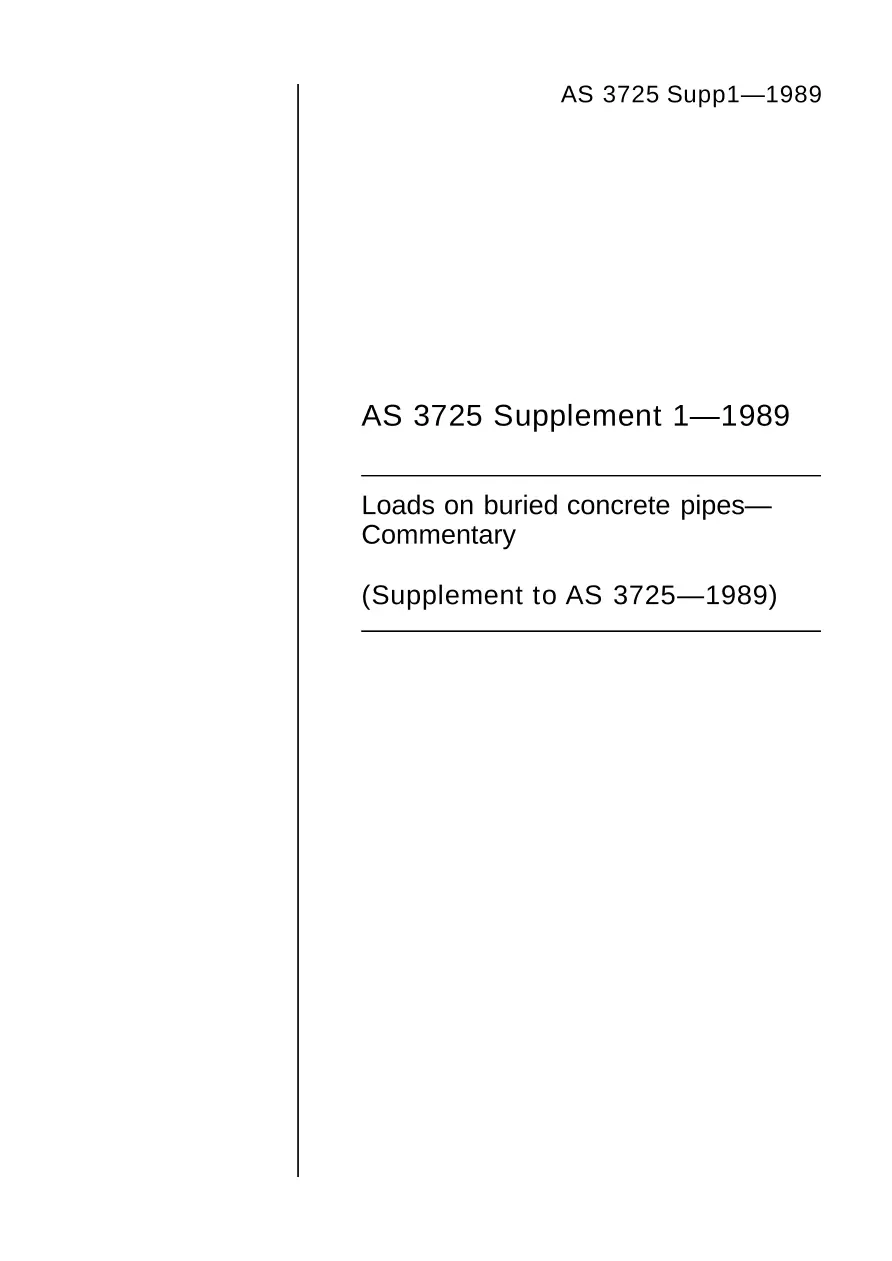 AS 3725 SUPP 1-1989 pdf