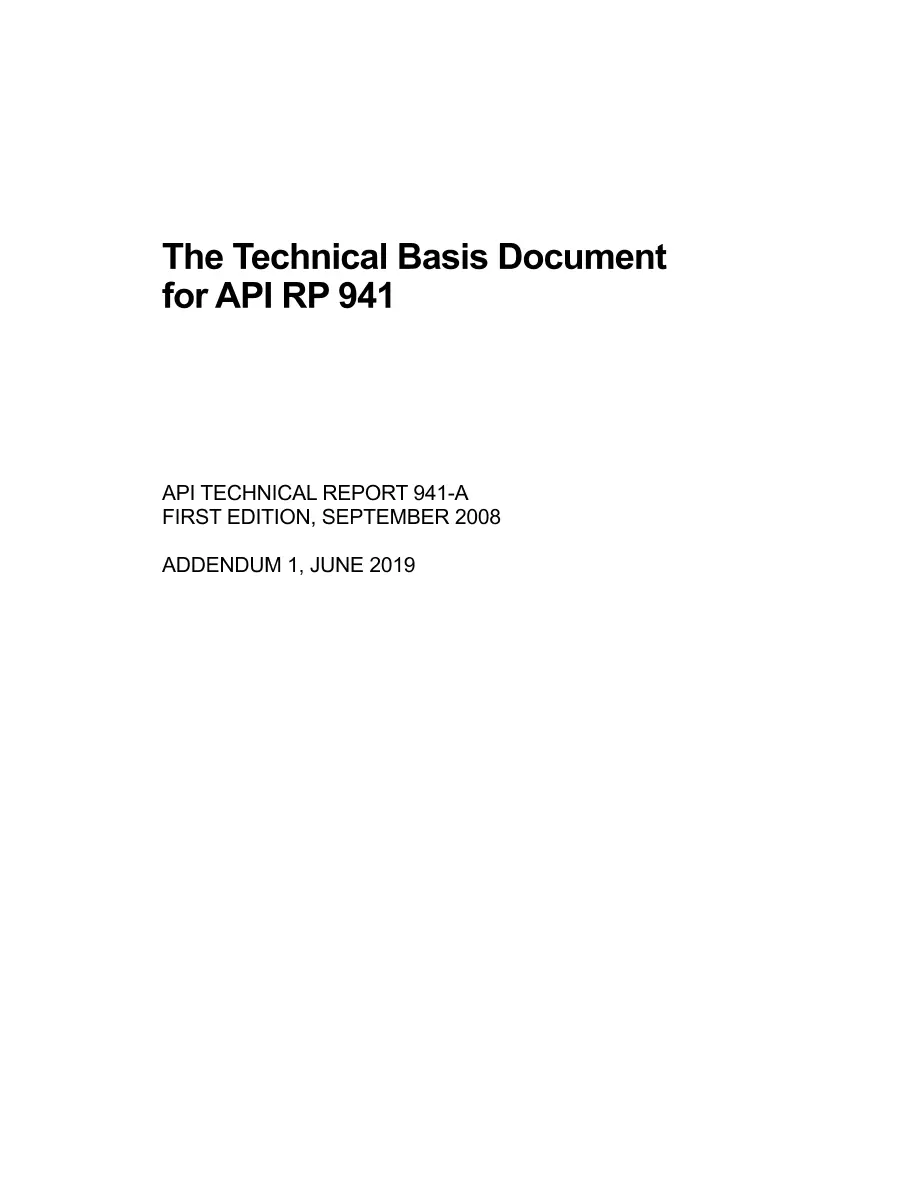 API TR 941-A:2008 pdf