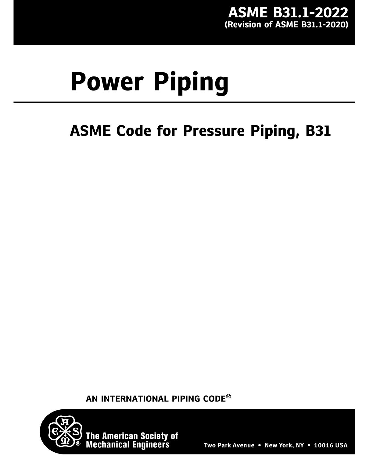 ASME B31.1-2022 PDF