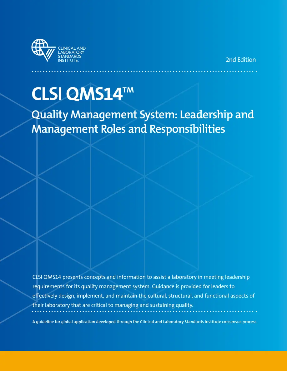 CLSI QMS14 pdf