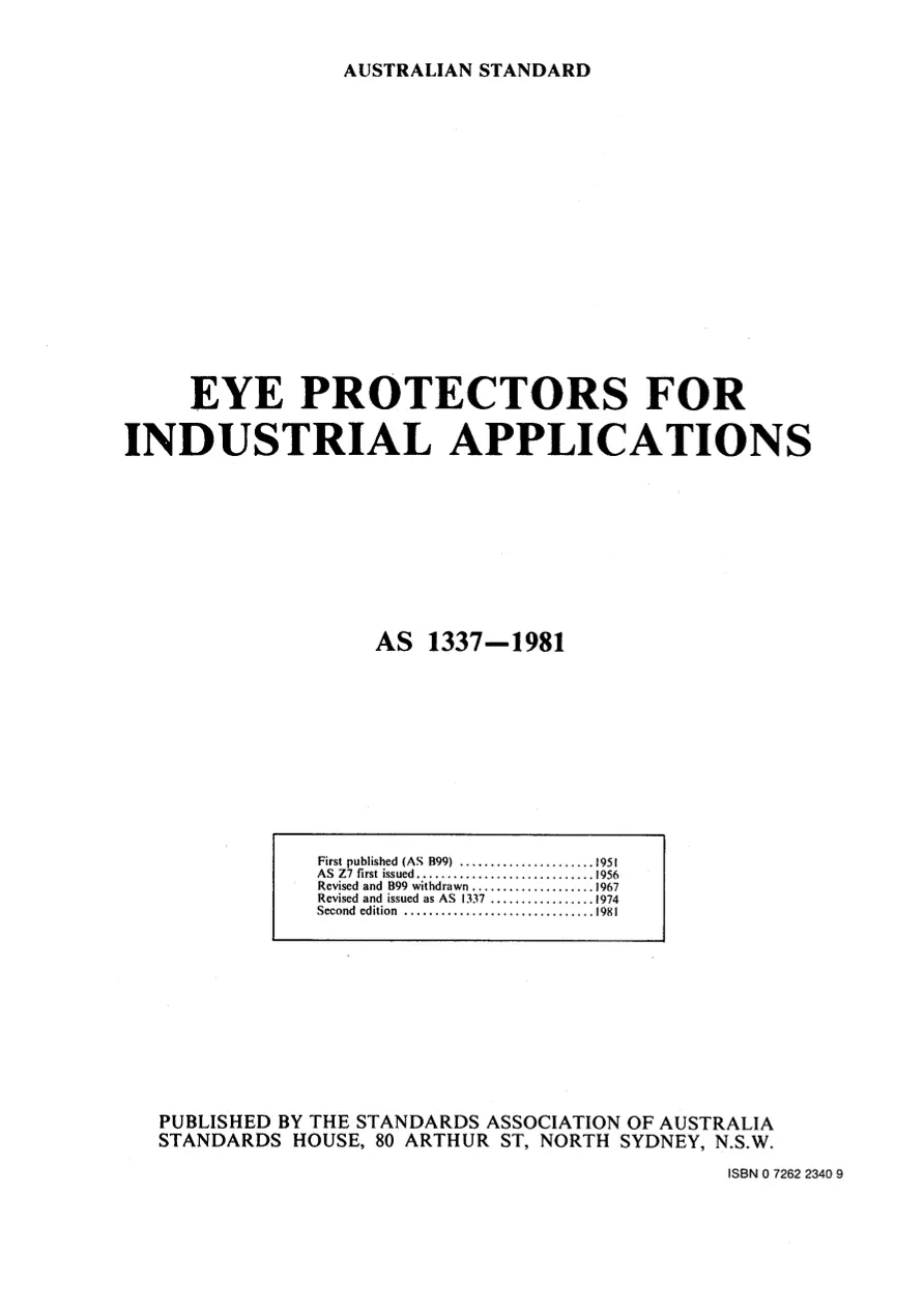 AS 1337-1981 pdf