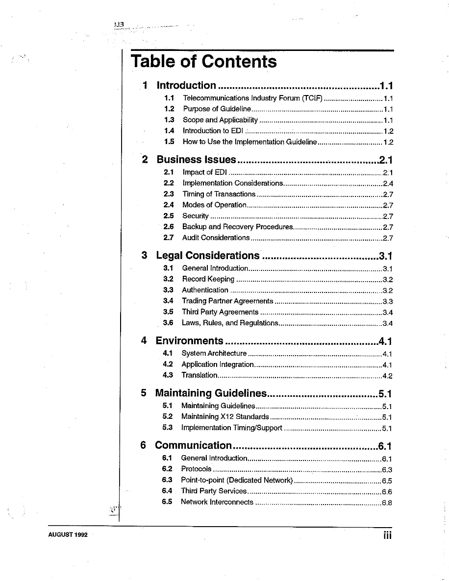 ATIS TCIF-92-001 pdf