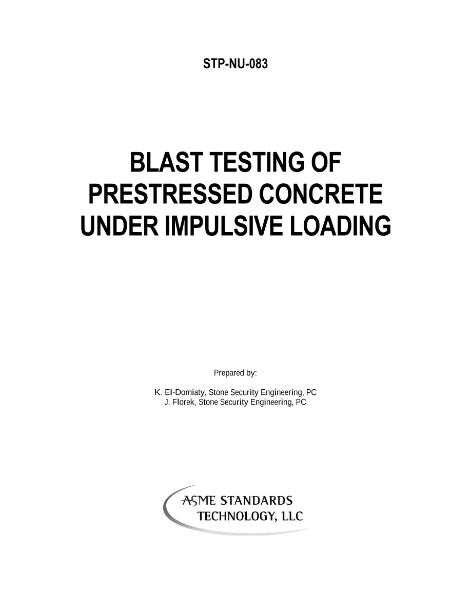 ASME STP-NU-083 pdf