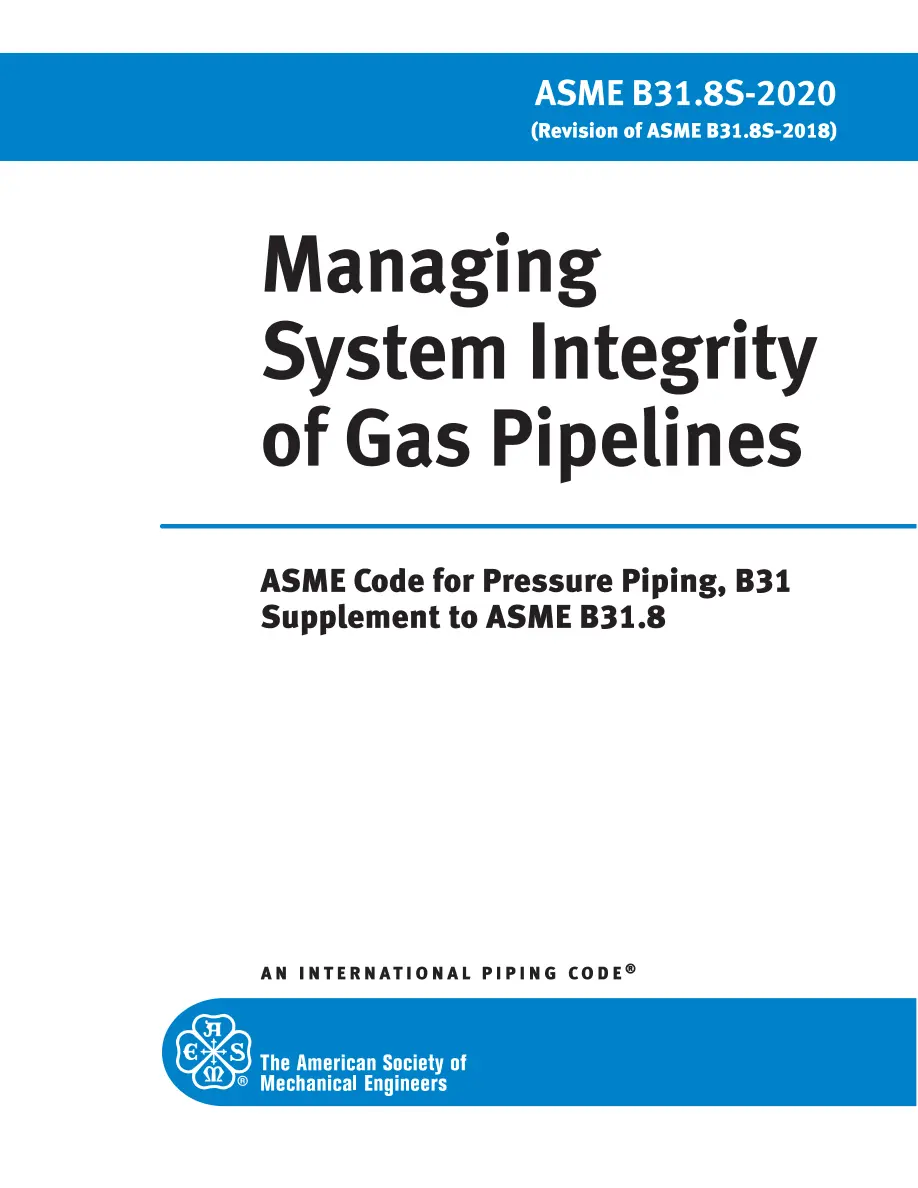 ASME B31.8S-2020 pdf