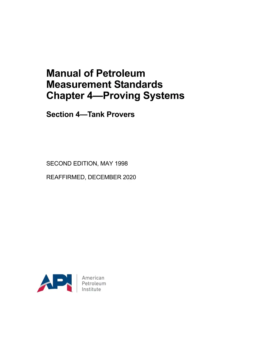 API MPMS Chapter 4.4 (R2020) pdf