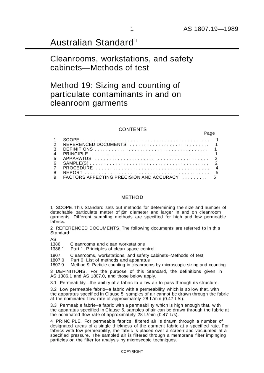 AS 1807.19-1989 pdf