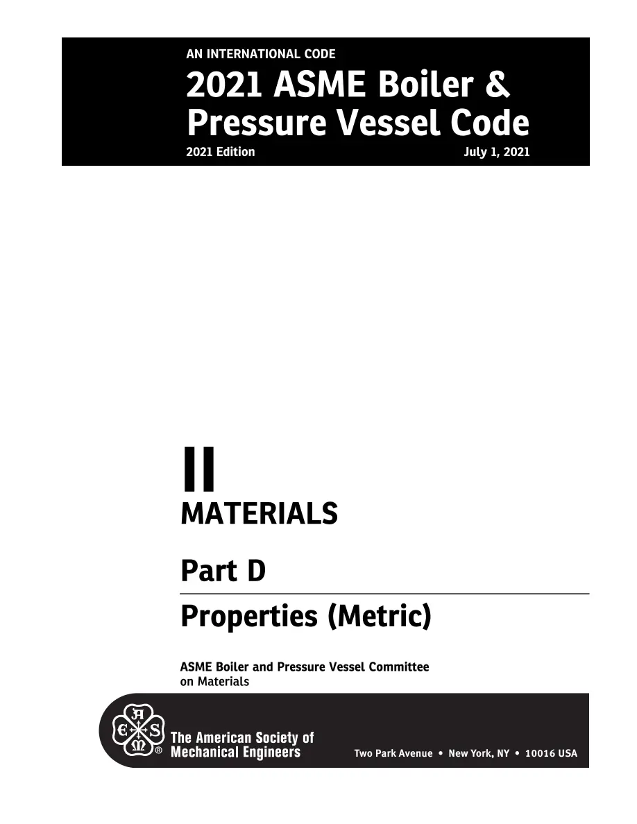 ASME BPVC.II.D.M-2021 pdf