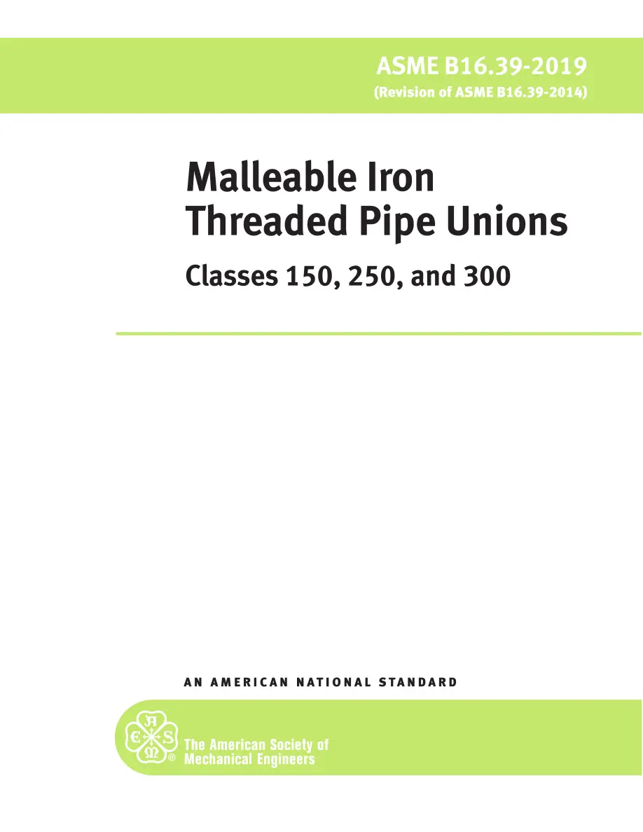 ASME B16.39-2019 pdf