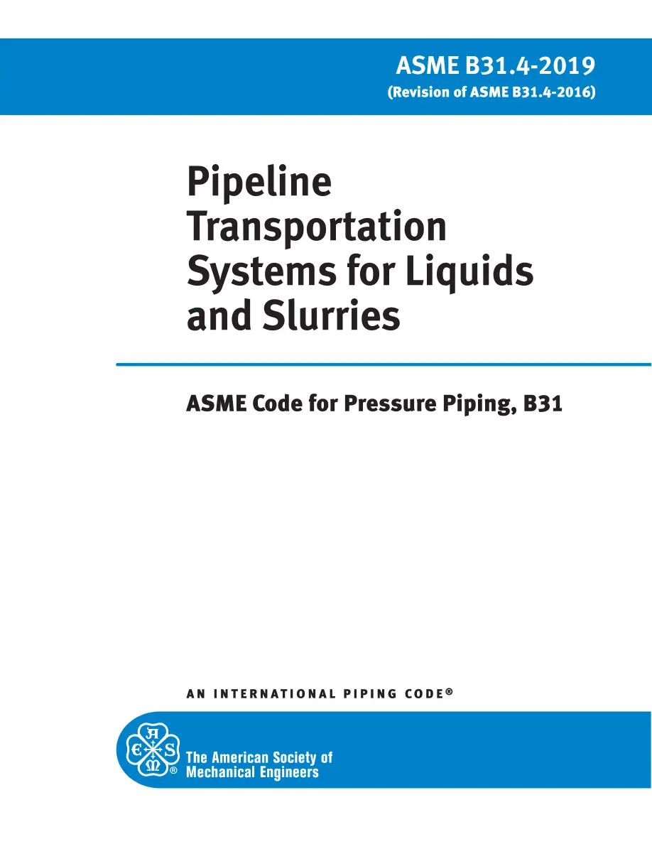 ASME B31.4-2019 pdf