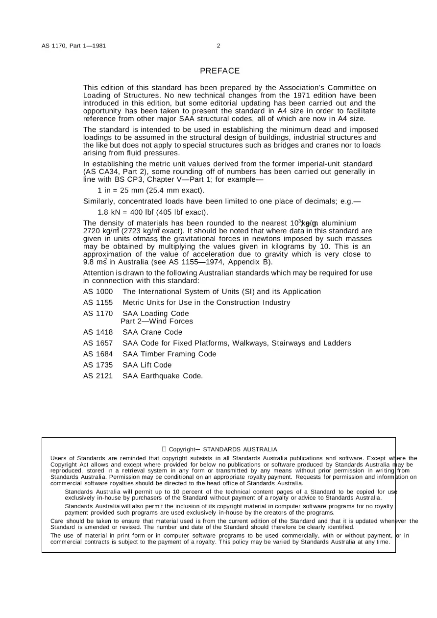 AS 1170.1-1981 pdf