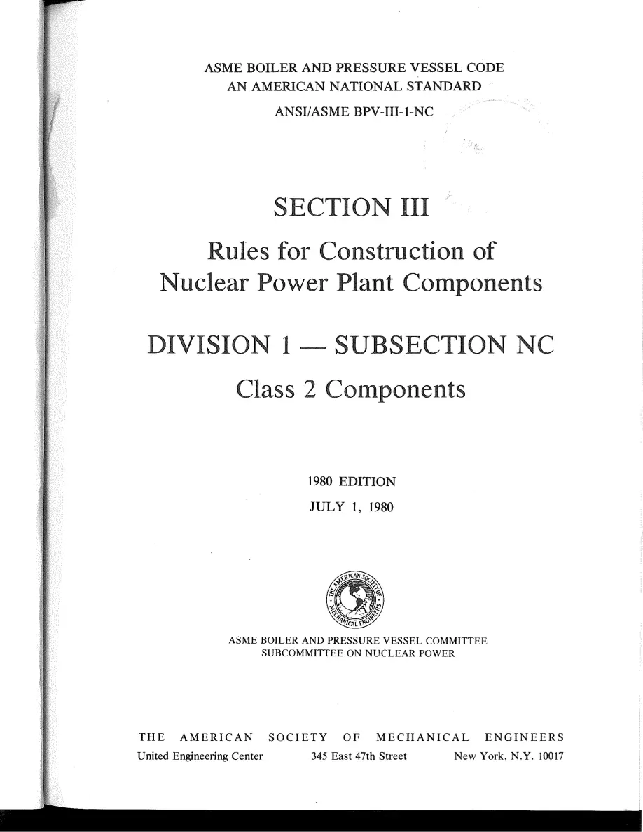 ASME BPVC-III NC-1980 pdf