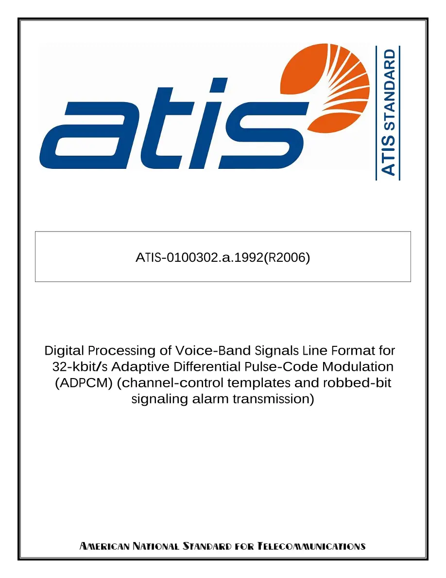 ATIS 0100302.a.1992(S2016) pdf