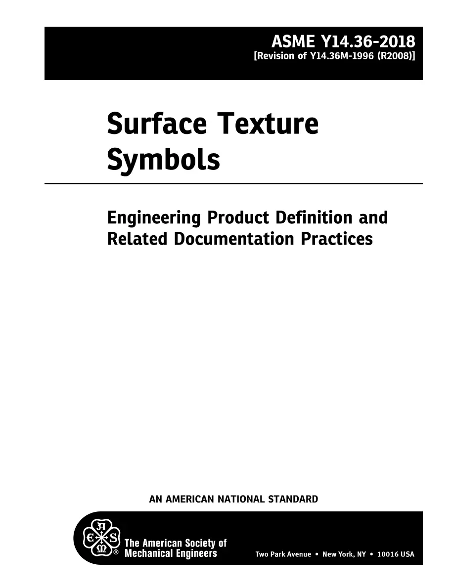 ASME Y14.36-2018 (R2024) pdf