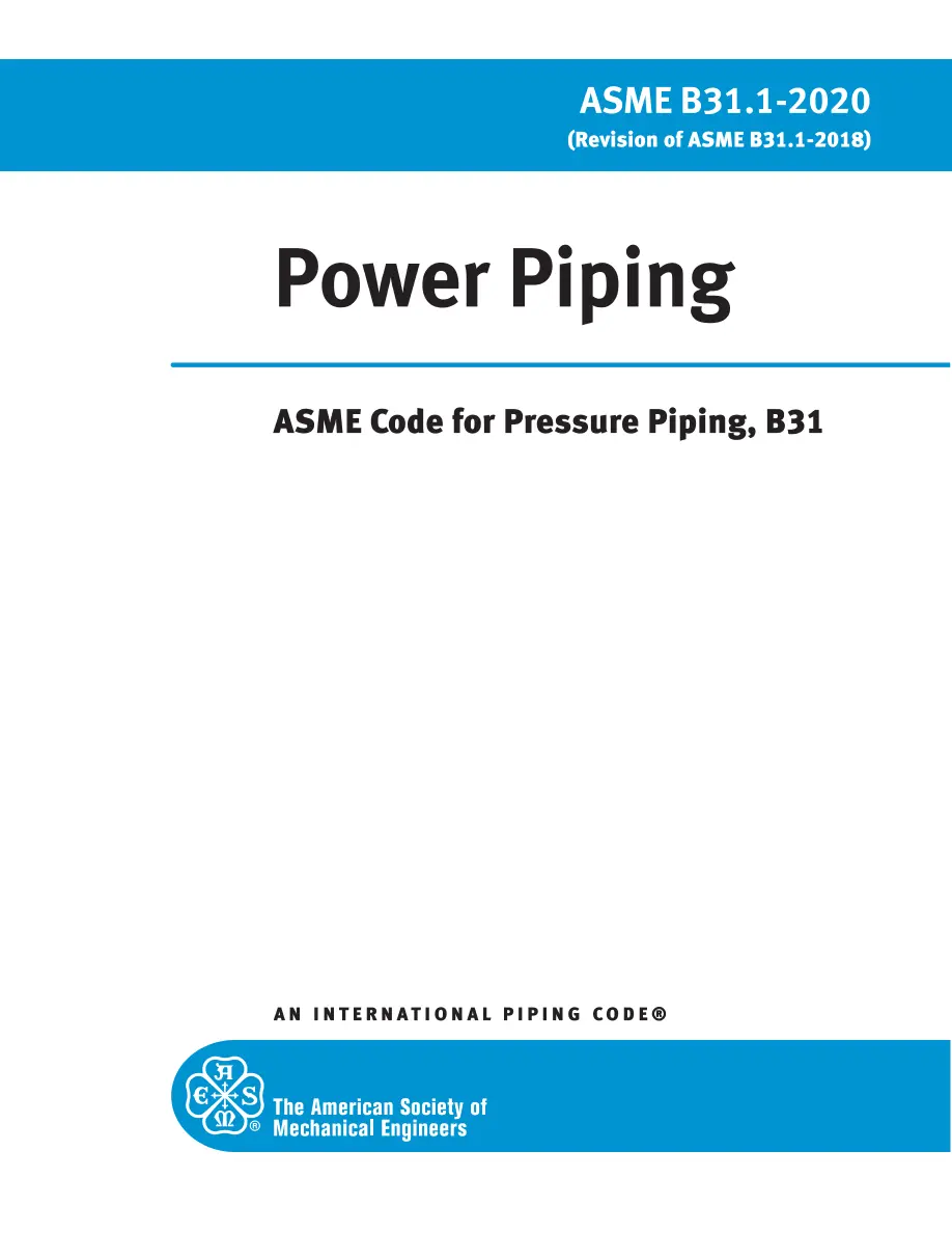 ASME B31.1-2020 pdf