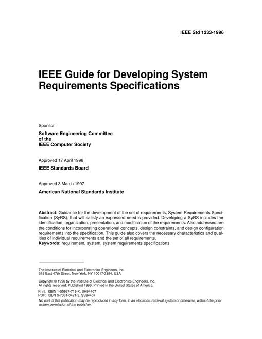 IEEE 1233-1996 pdf