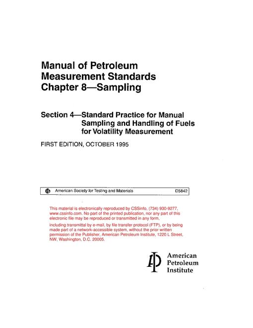 API MPMS Chapter 8.4 pdf