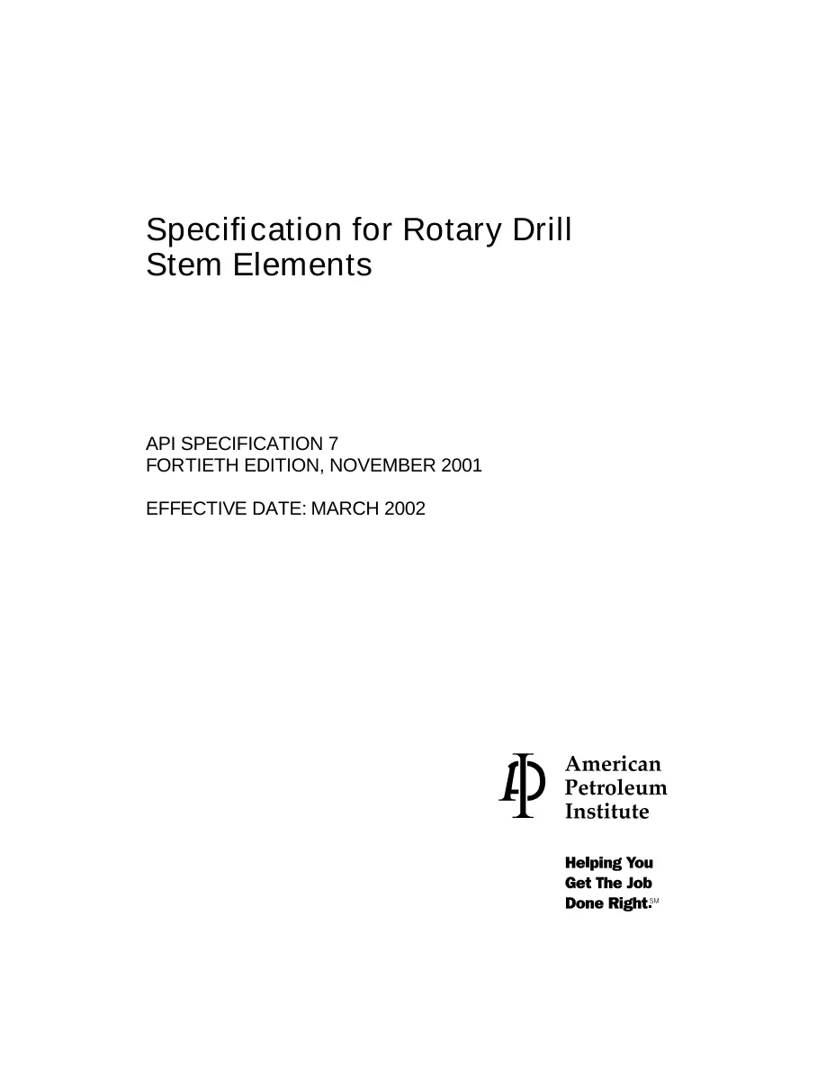 API Spec 7 pdf