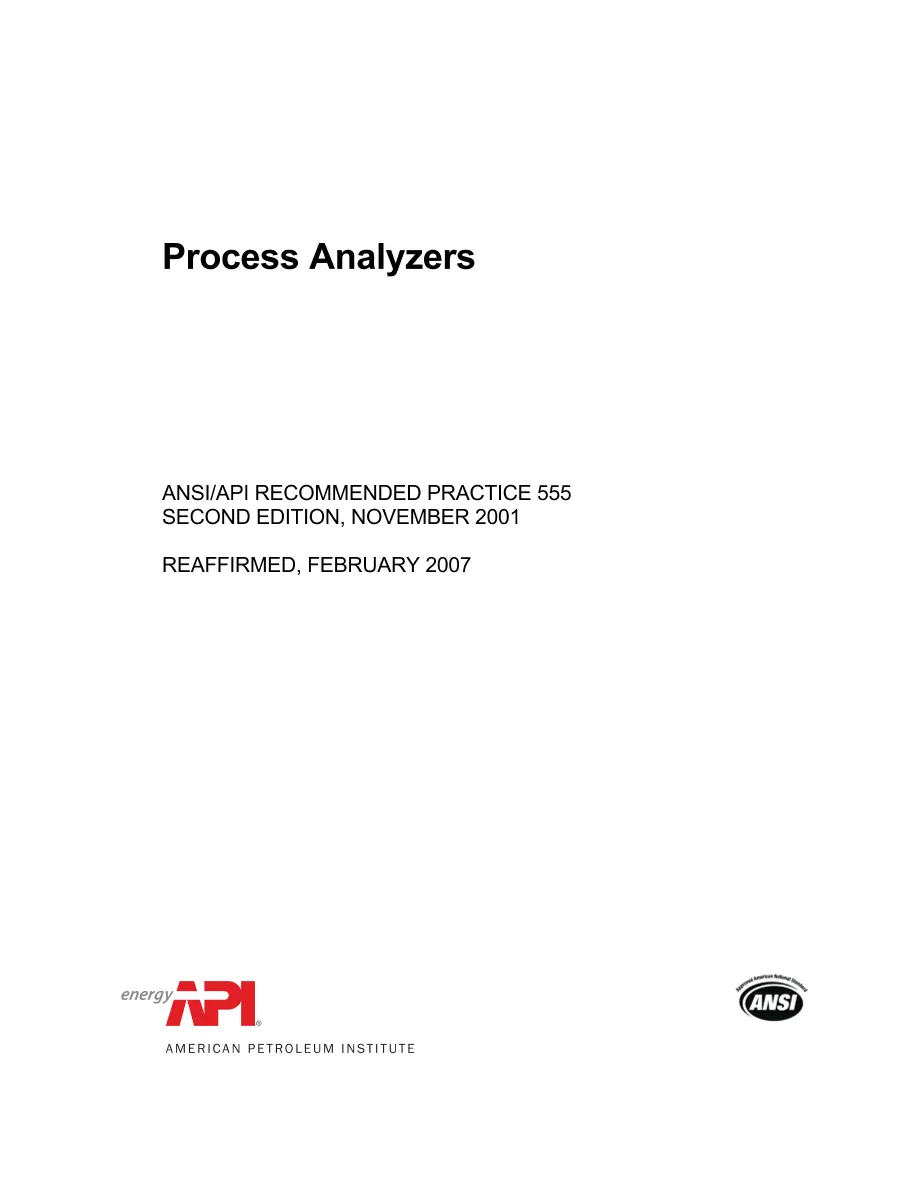 API RP 555 (R2007) pdf