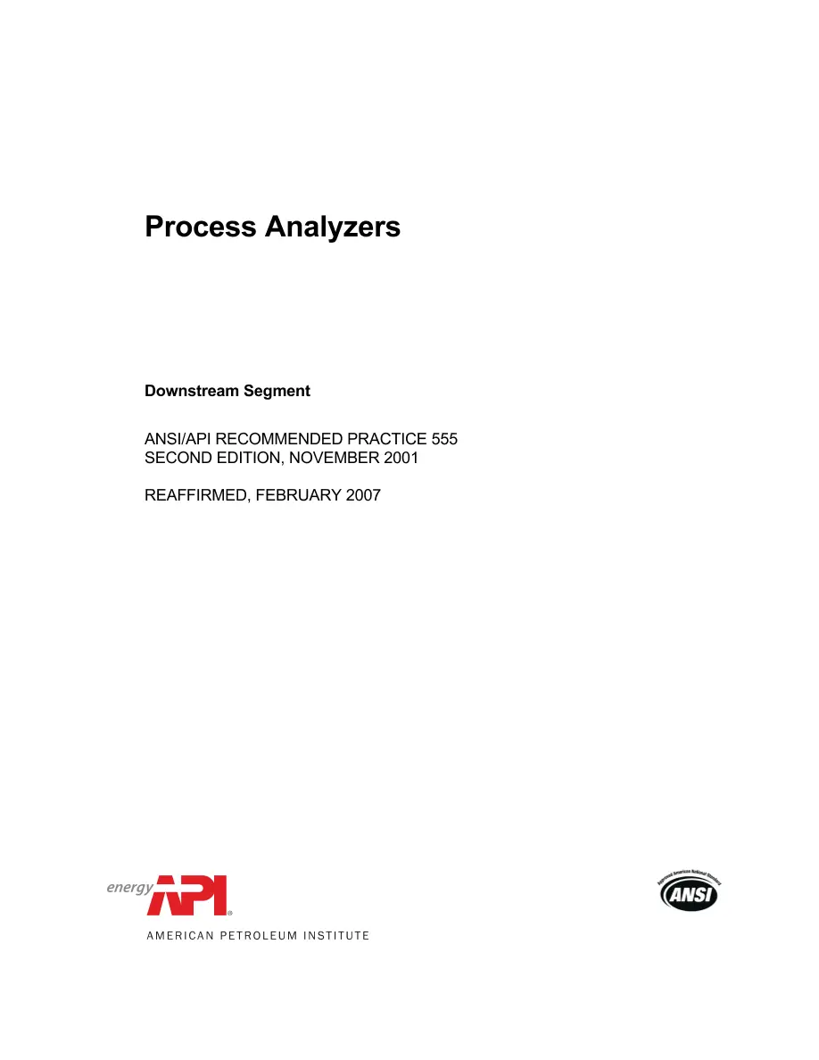 API RP 555 (R2007) pdf